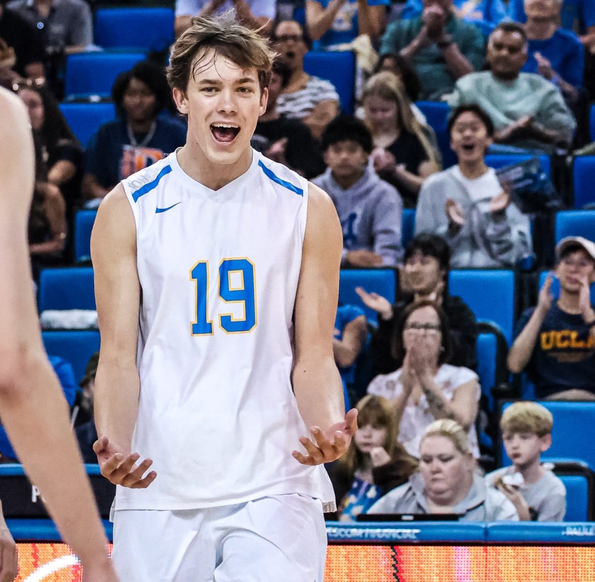David Decker celebrates after a great play